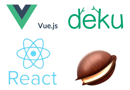 different js framework logos